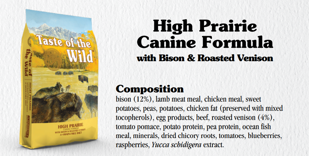 Taste of the Wild High Prairie Canine Formula with Bison Roasted Venison 12.2 Kg PetsEgypt